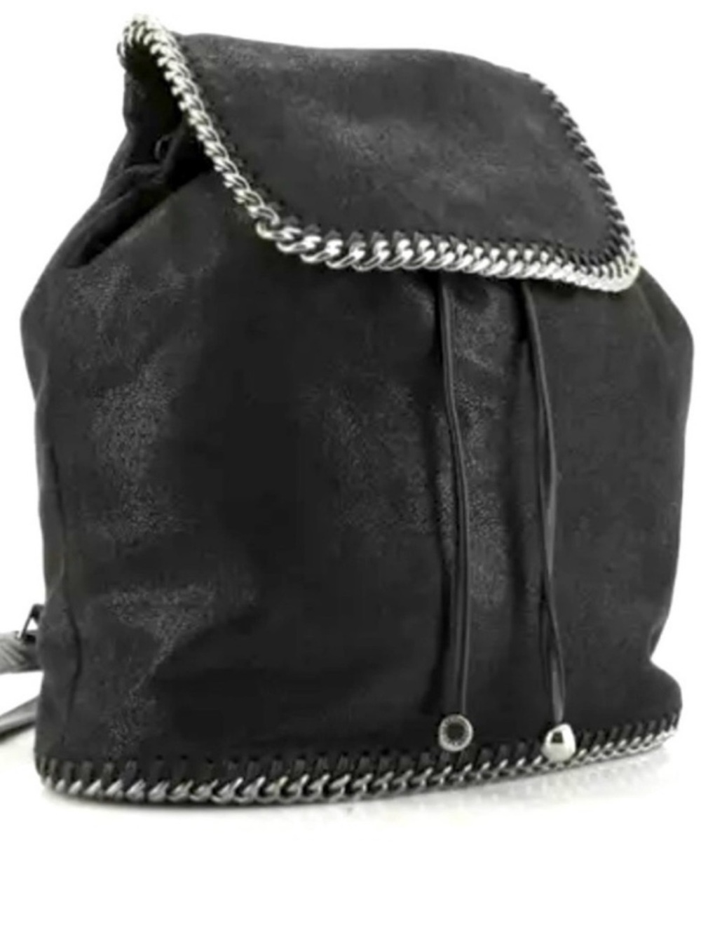 Stella McCartney Chain-Trim Drawstring Backpack